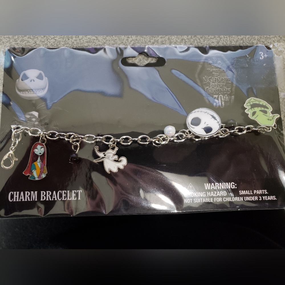 Nightmare before christmas charm bracelet